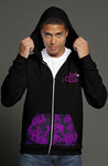 50 Shades of purple zip hoody